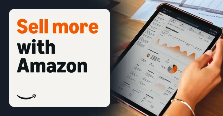 Sell more with Amazon - Amazon Sales Dashboard preview on iPad