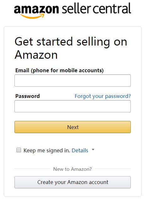 Get started selling on Amazon - 亚马逊欧洲站注册入口
