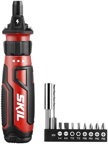 SKIL 4V 红色电动螺丝刀 含电路传感器