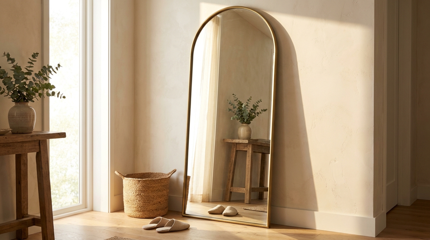 arched mirror 拱形镜 现代玄关落地拱镜 — 报告封面