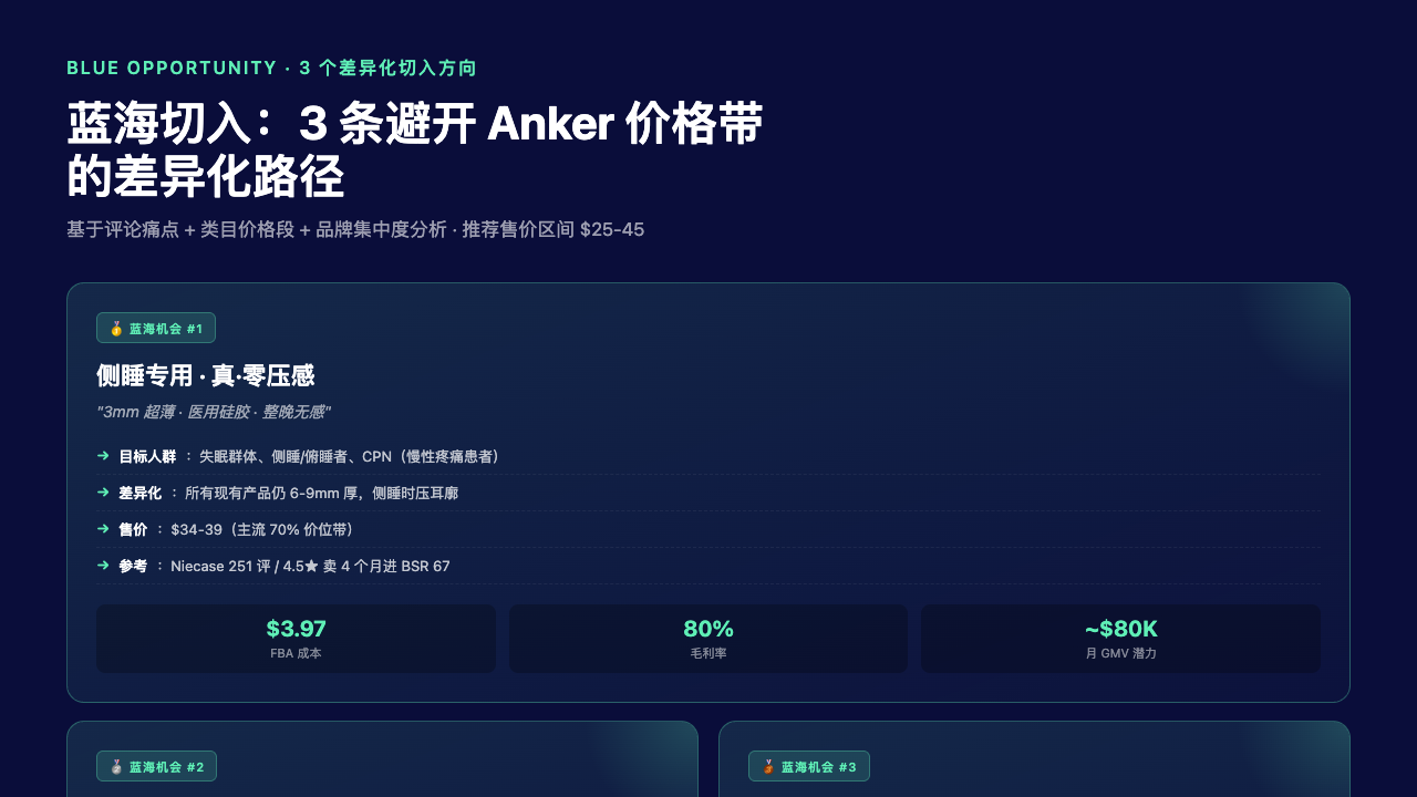 3 个蓝海机会