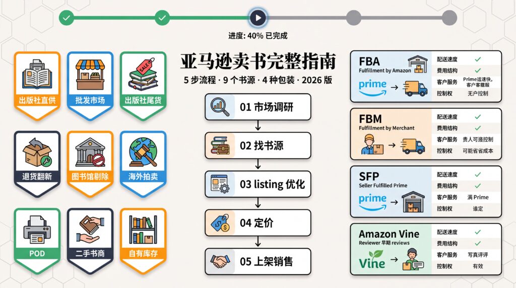 亚马逊卖书完整指南封面（高密度版）
